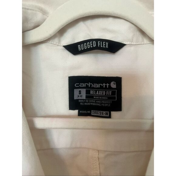 Carhartt Rugged Flex® Relaxed Fit Canvas Coveralls - Short Sleeve NEW NWT Size S - Picture 5 of 7